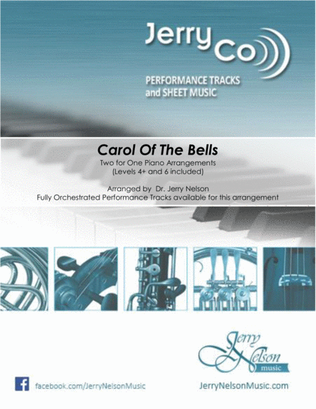 Carol of the Bells (2 for 1 PIANO Arrangements)