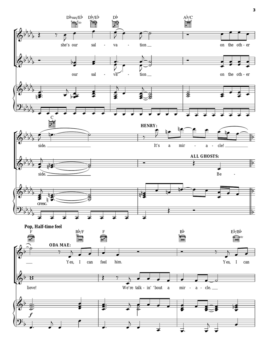 Talkin' 'Bout A Miracle Guitar scores gallery preview page 3