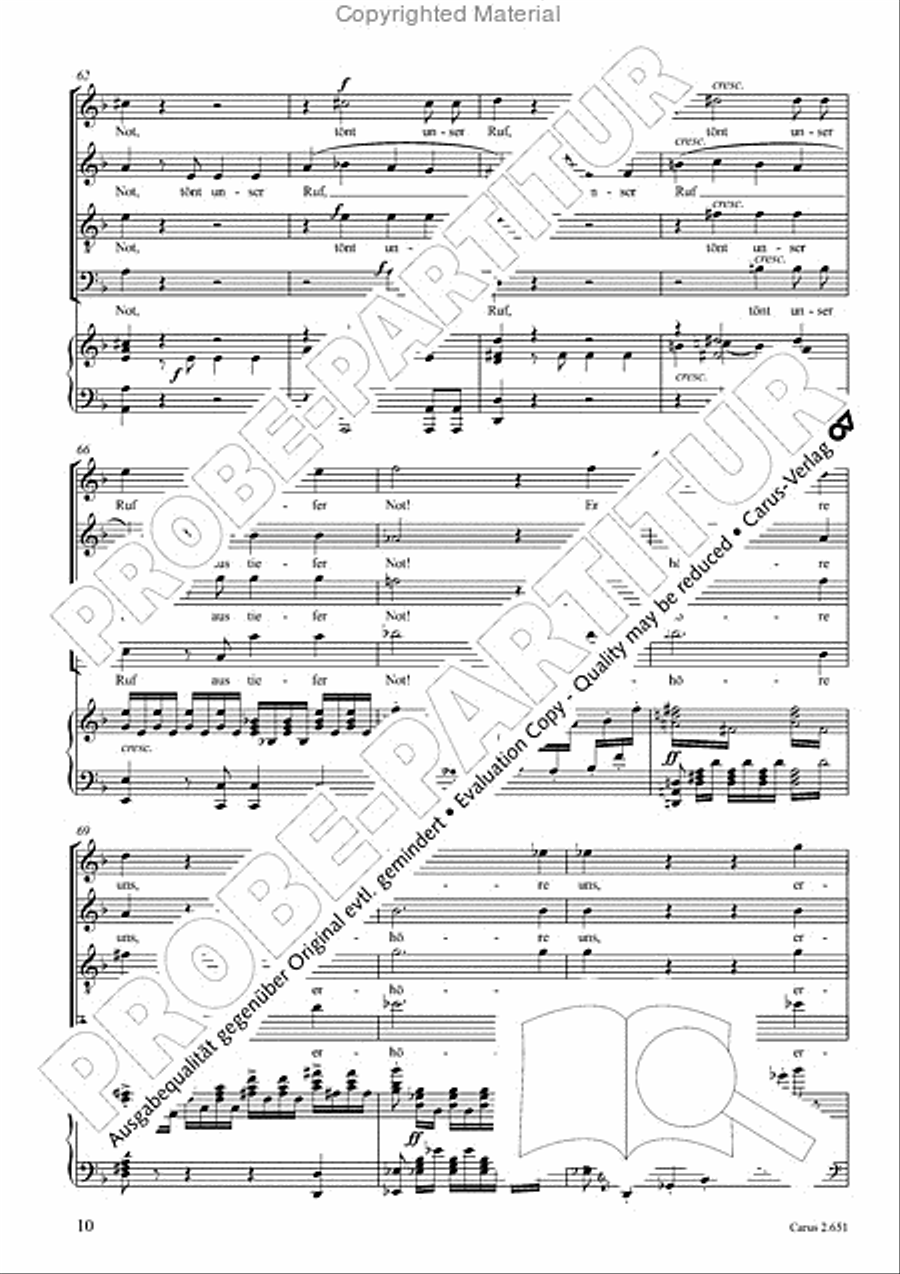 Choral collection Great Opera Choruses - Richard Wagner (choir & piano) Choir scores gallery preview page 11