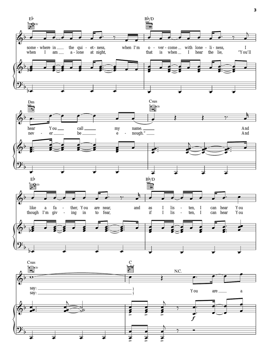 You Are A Child Of Mine Piano, Vocal, Guitar scores gallery preview page 3