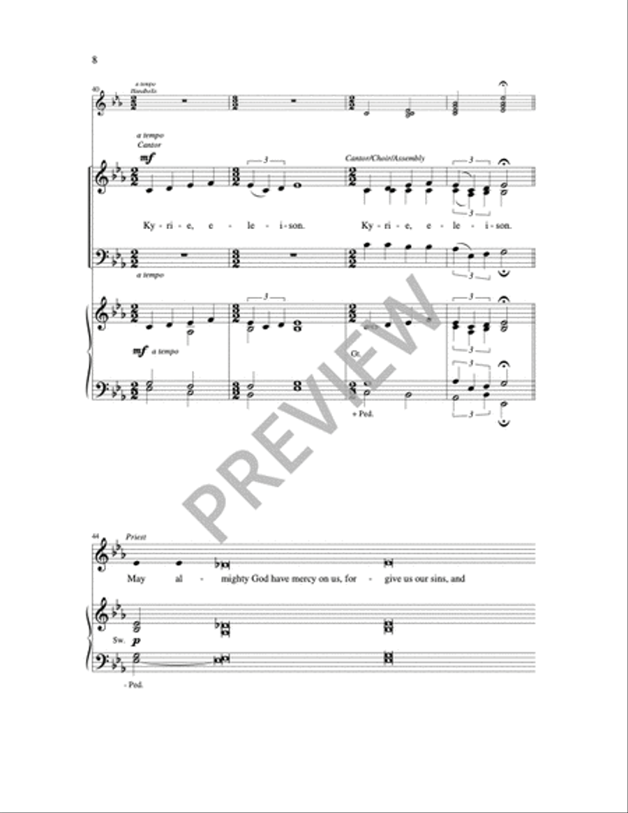 Advent Gathering Rite 3-Part scores gallery preview page 10