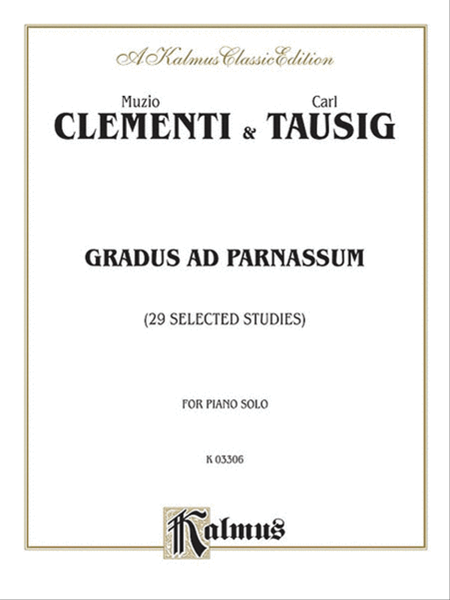 Gradus ad Parnassum Gradus ad Parnassum Piano Solo scores gallery preview page 1