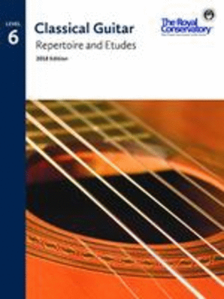 Book cover for Guitar Repertoire and Etudes 6