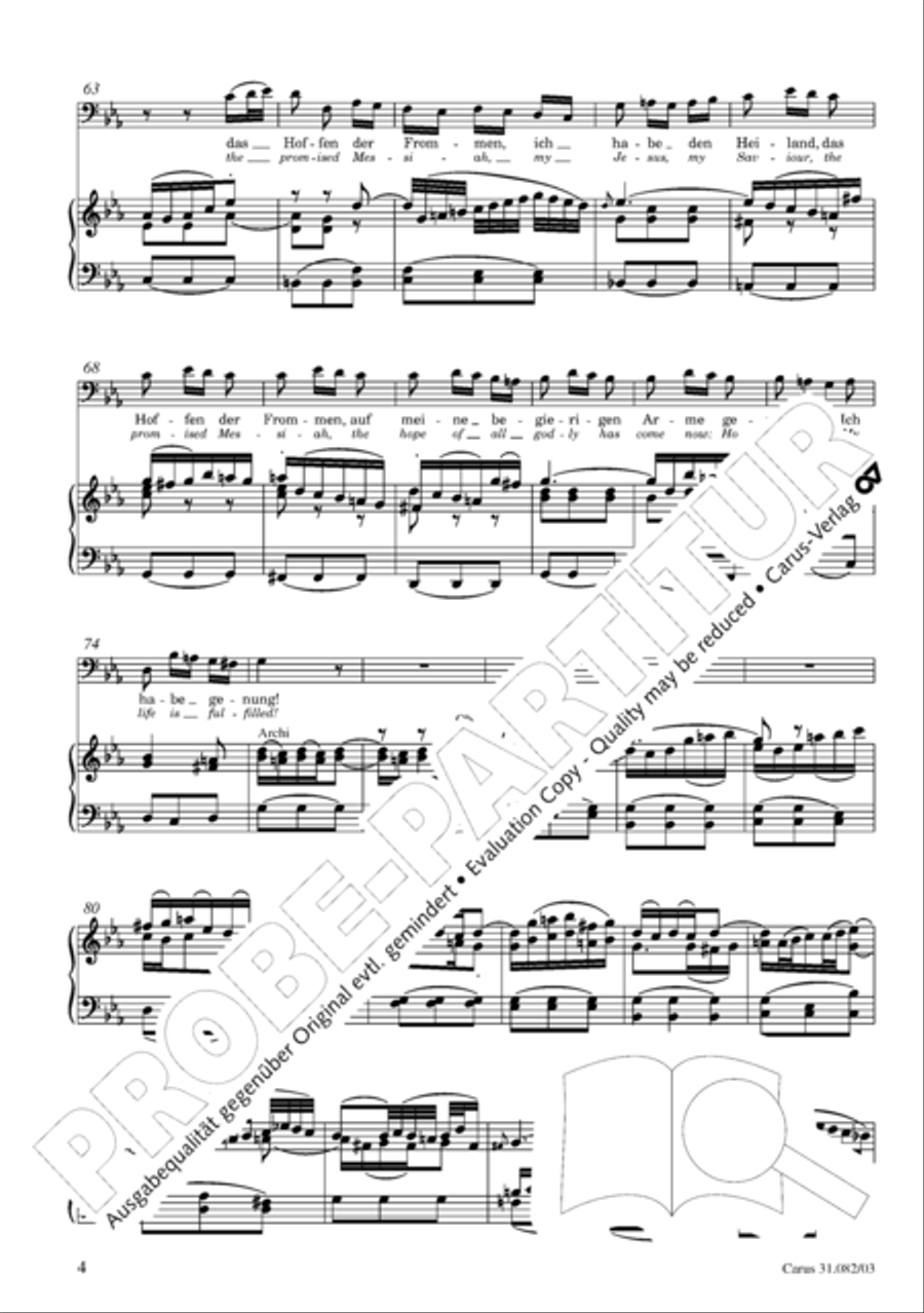 I have enough (Ich habe genung) Mezzo-Soprano Voice scores gallery preview page 7