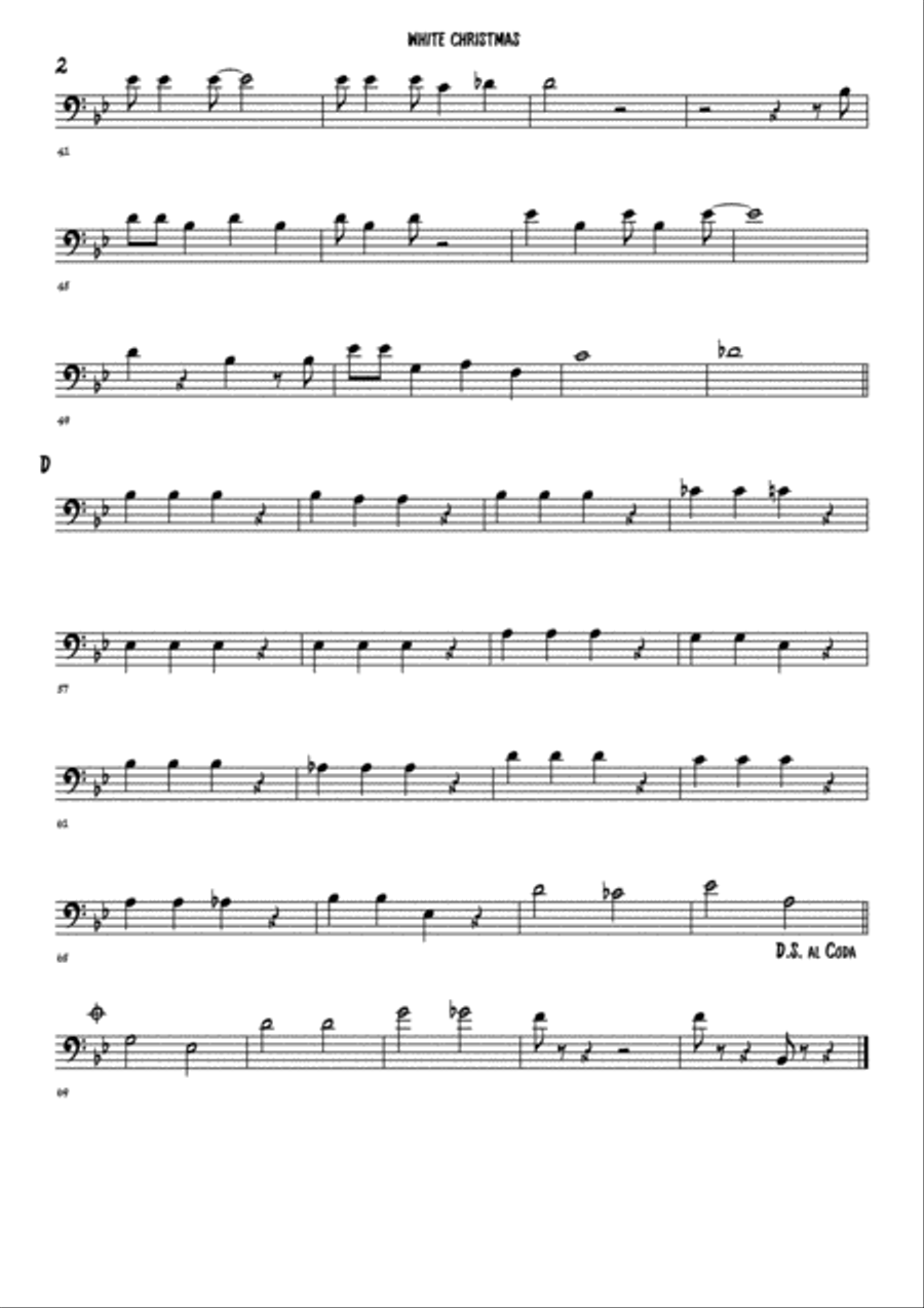 White Christmas Jazz Ensemble scores gallery preview page 6