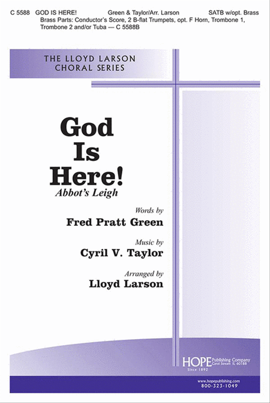 God Is Here! God Is Here! 4-Part scores gallery preview page 1