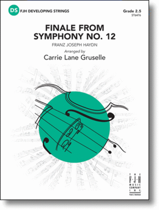 Book cover for Finale from Symphony No 12
