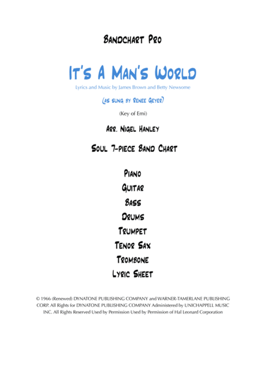 It's A Man's Man's Man's World image number null