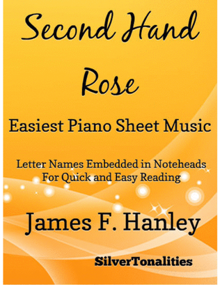 Second Hand Rose Easiest Piano Sheet Music