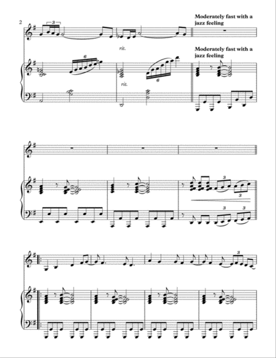 All I Want For Christmas Is You Woodwind Duet scores gallery preview page 3