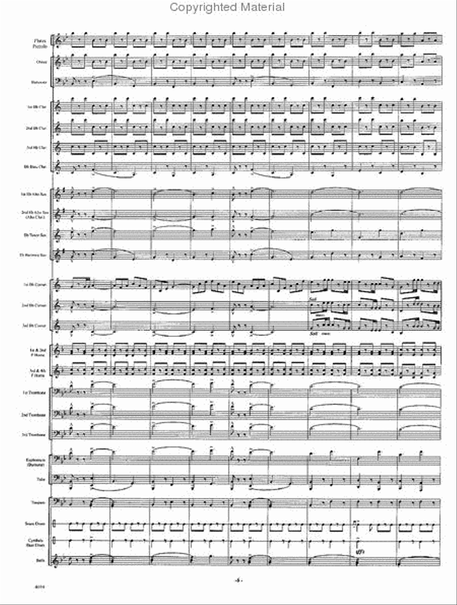 March: Grandioso Concert Band scores gallery preview page 5