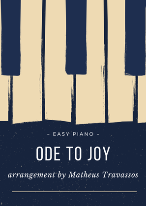 Book cover for Ode to Joy - Easy Piano