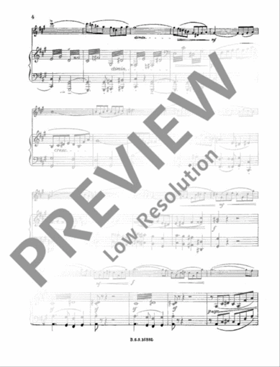 Sonata Flute Solo scores gallery preview page 5