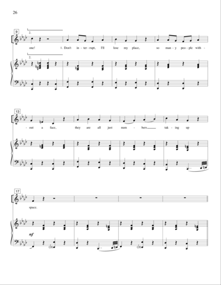 Strange Places (Christmas Pageant) 4-Part scores gallery preview page 29