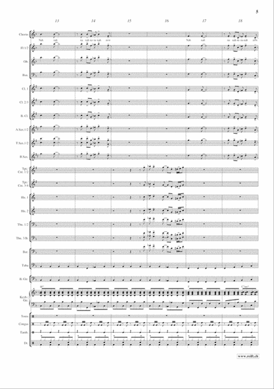 Disco Lady Disco Lady 4-Part scores gallery preview page 6