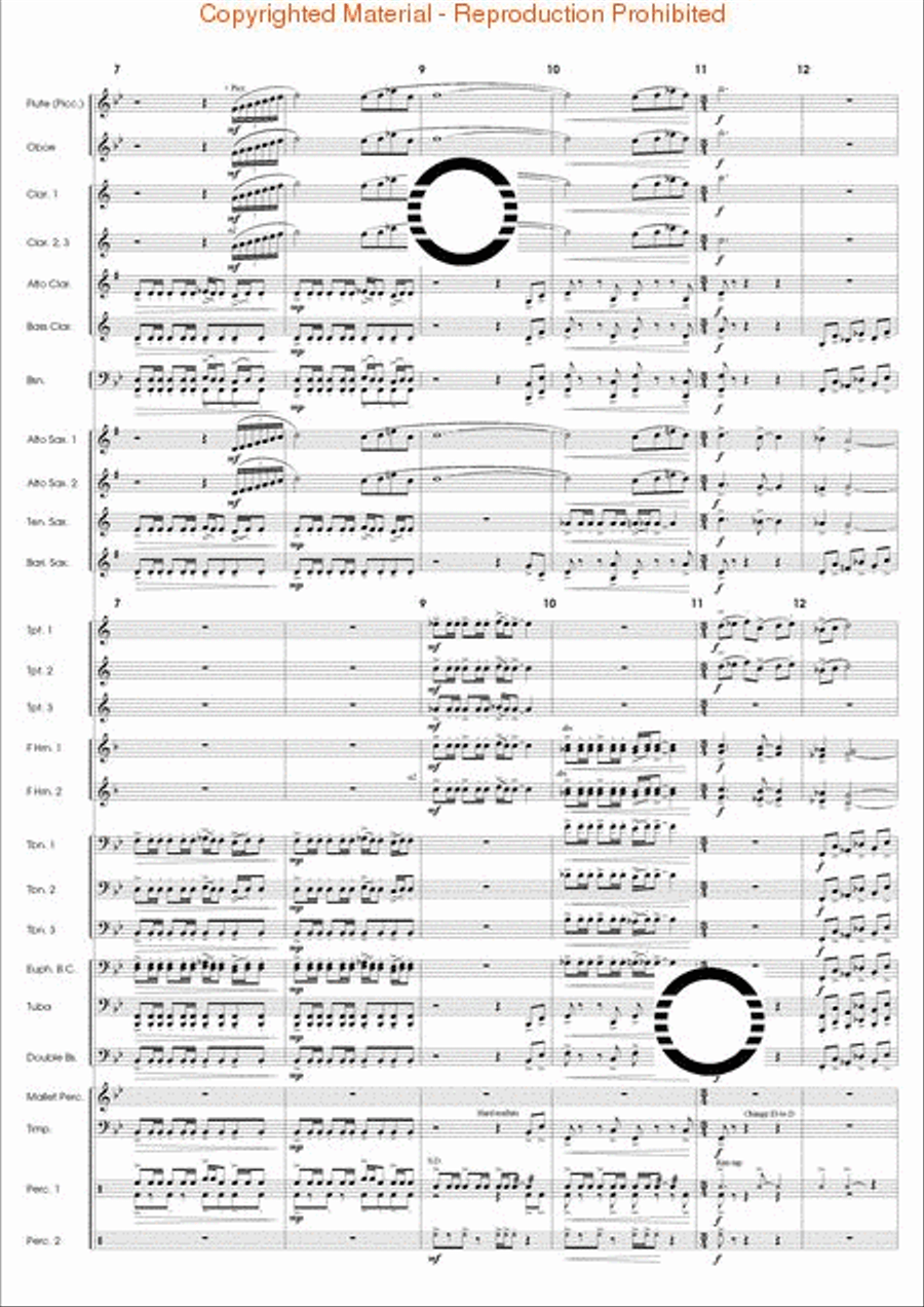 Articulation Studies Concert Band scores gallery preview page 61