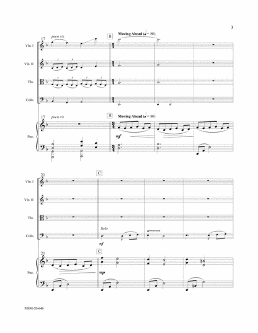 O the Deep, Deep Love Cello scores gallery preview page 3