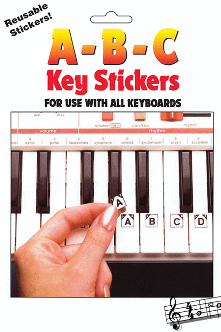 ABC Keyboard Stickers Piano scores gallery preview page 2