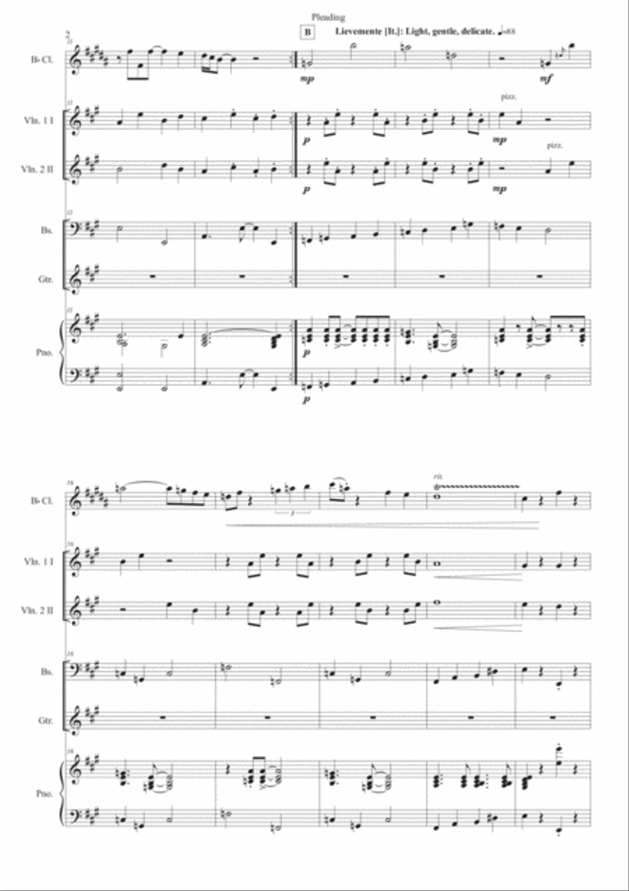 Ndiyakucela Ndiyakucela Small Ensemble scores gallery preview page 2