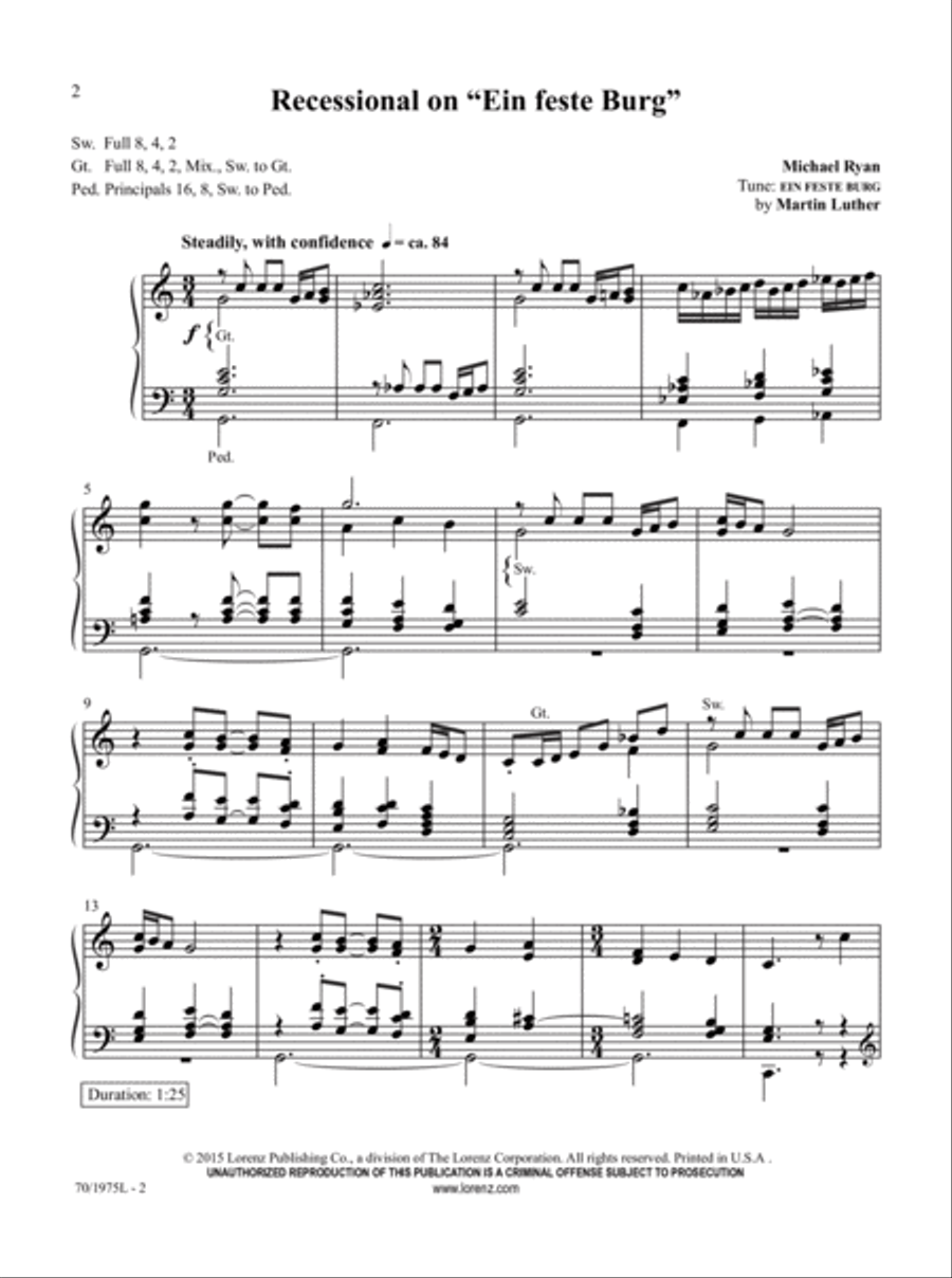 Easy Organ Library, Vol. 60 Organ Solo scores gallery preview page 3