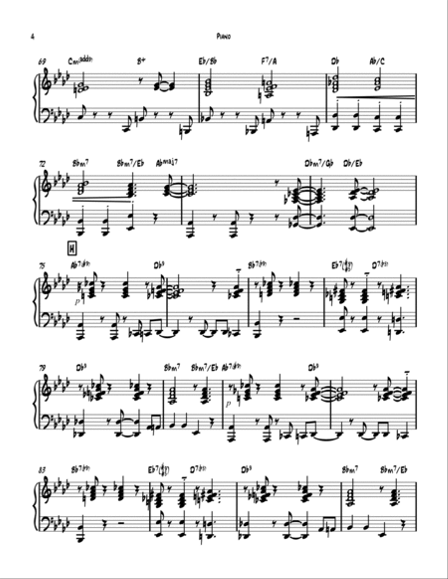 Got To Get You Into My Life Jazz Ensemble scores gallery preview page 5