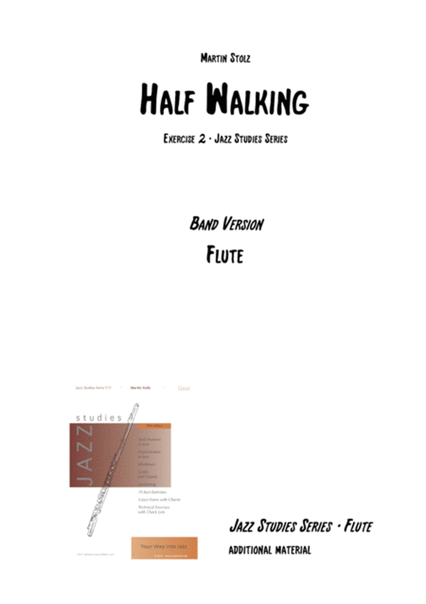 "Half Walking" arranged for flute and band image number null