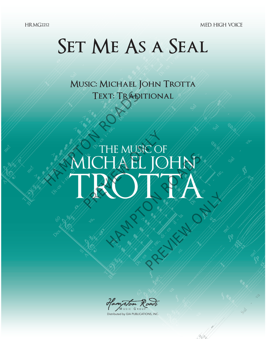 Set Me As a Seal (Medium High) Medium-High Voice scores gallery preview page 2