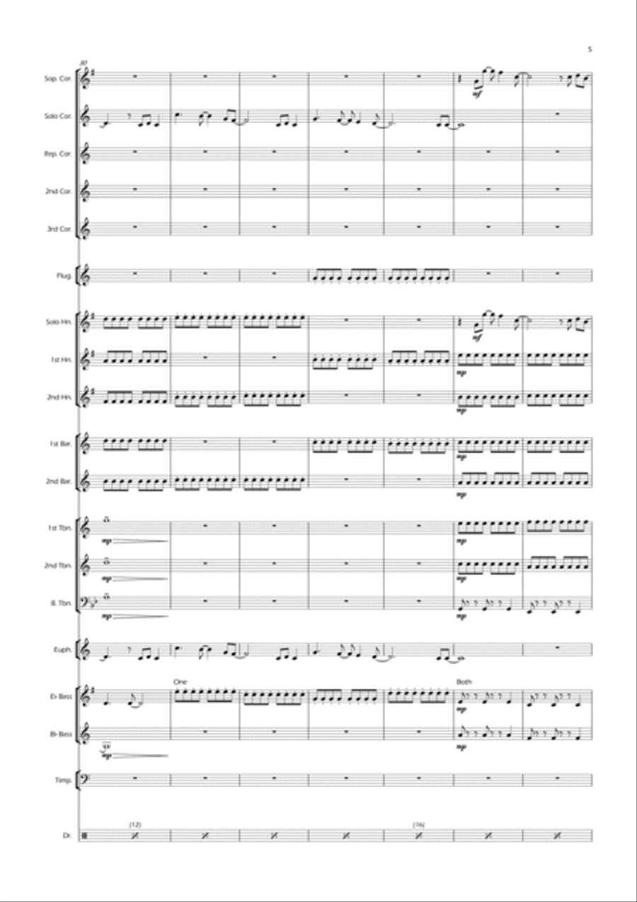 Rewrite The Stars Brass Band scores gallery preview page 5