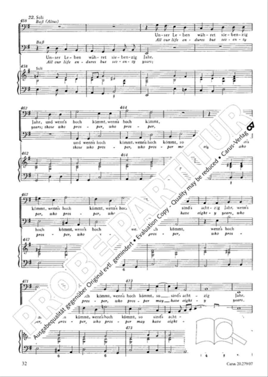 Musikalische Exequien I-III Orchestra scores gallery preview page 33