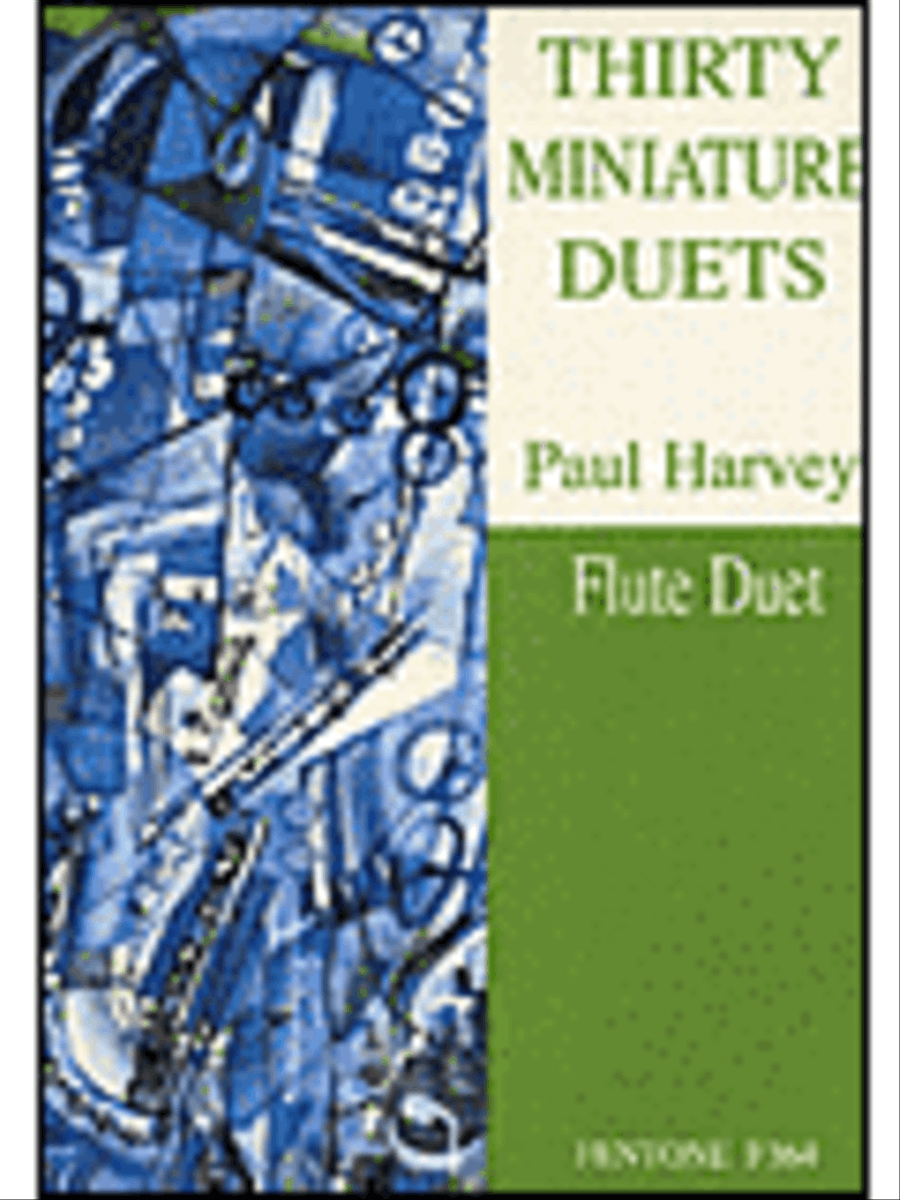 30 Miniature Flute Duets Flute Duet scores gallery preview page 1