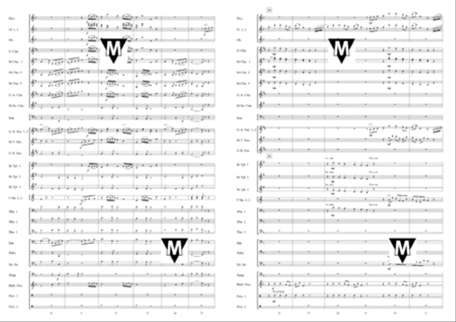 Piccola Suite Italiana Concert Band scores gallery preview page 17