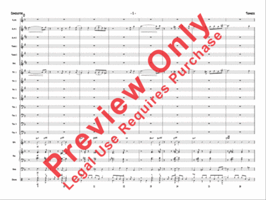 Teaneck Jazz Ensemble scores gallery preview page 21