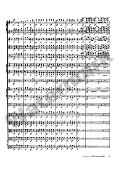 The Moldau and Other Works for Orchestra in Full Score