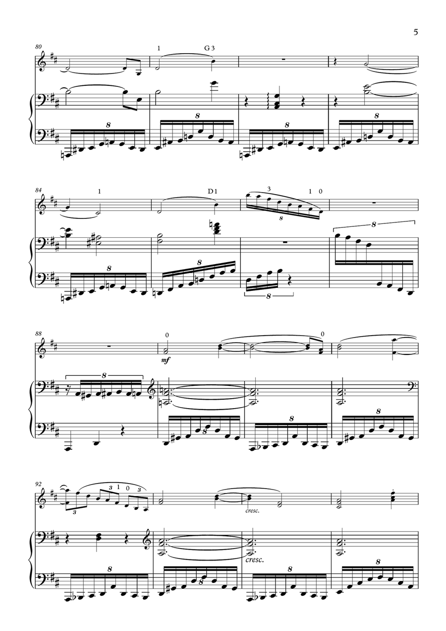 Ravel La Valse for violin and piano Violin Solo scores gallery preview page 5