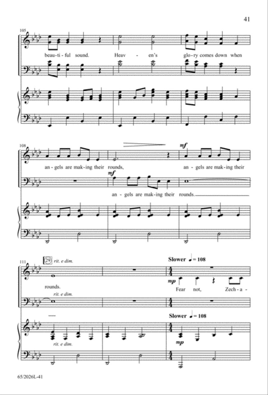 Night of the Father's Love 4-Part scores gallery preview page 42