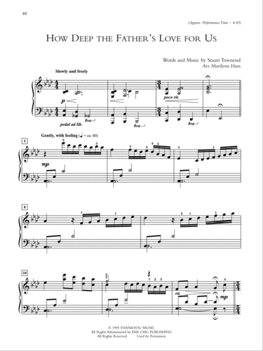 In Christ Alone In Christ Alone Piano Solo scores gallery preview page 5