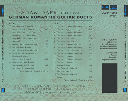 German Romantic Guitar Duets