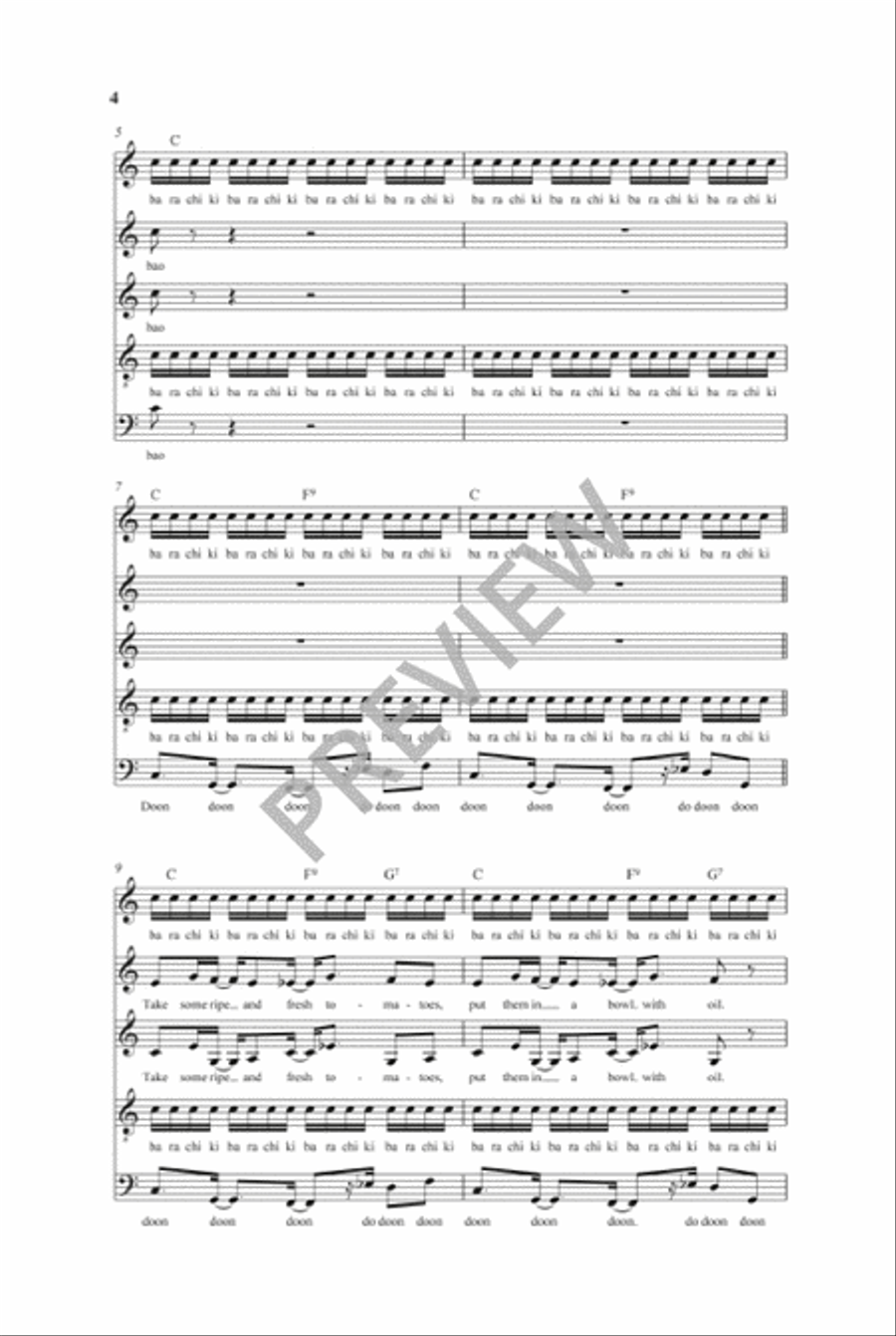 Chili Con Carne (SSATB) SSATB scores gallery preview page 3