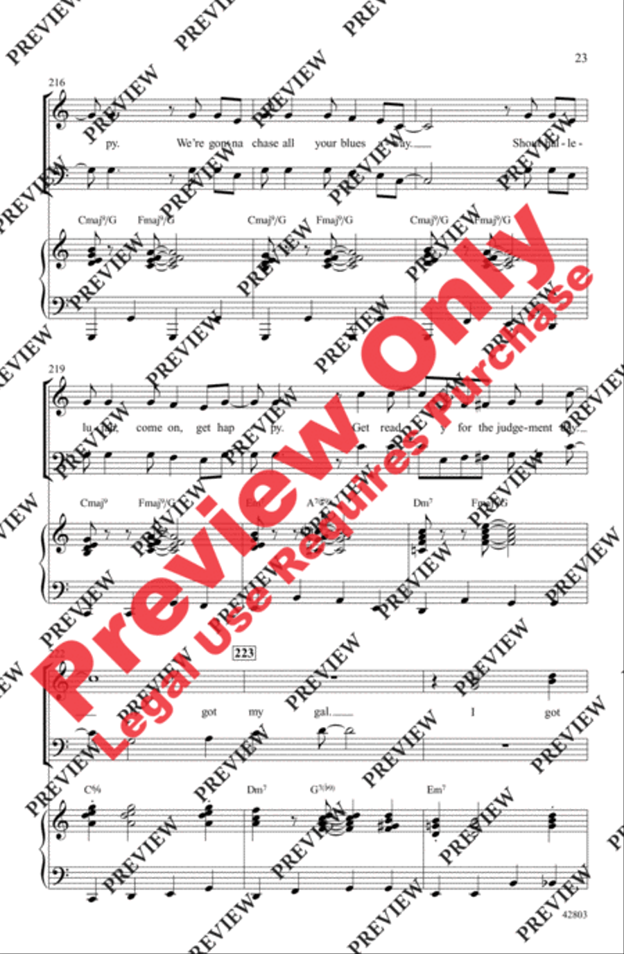 Swing's the Thing! 3-Part scores gallery preview page 22
