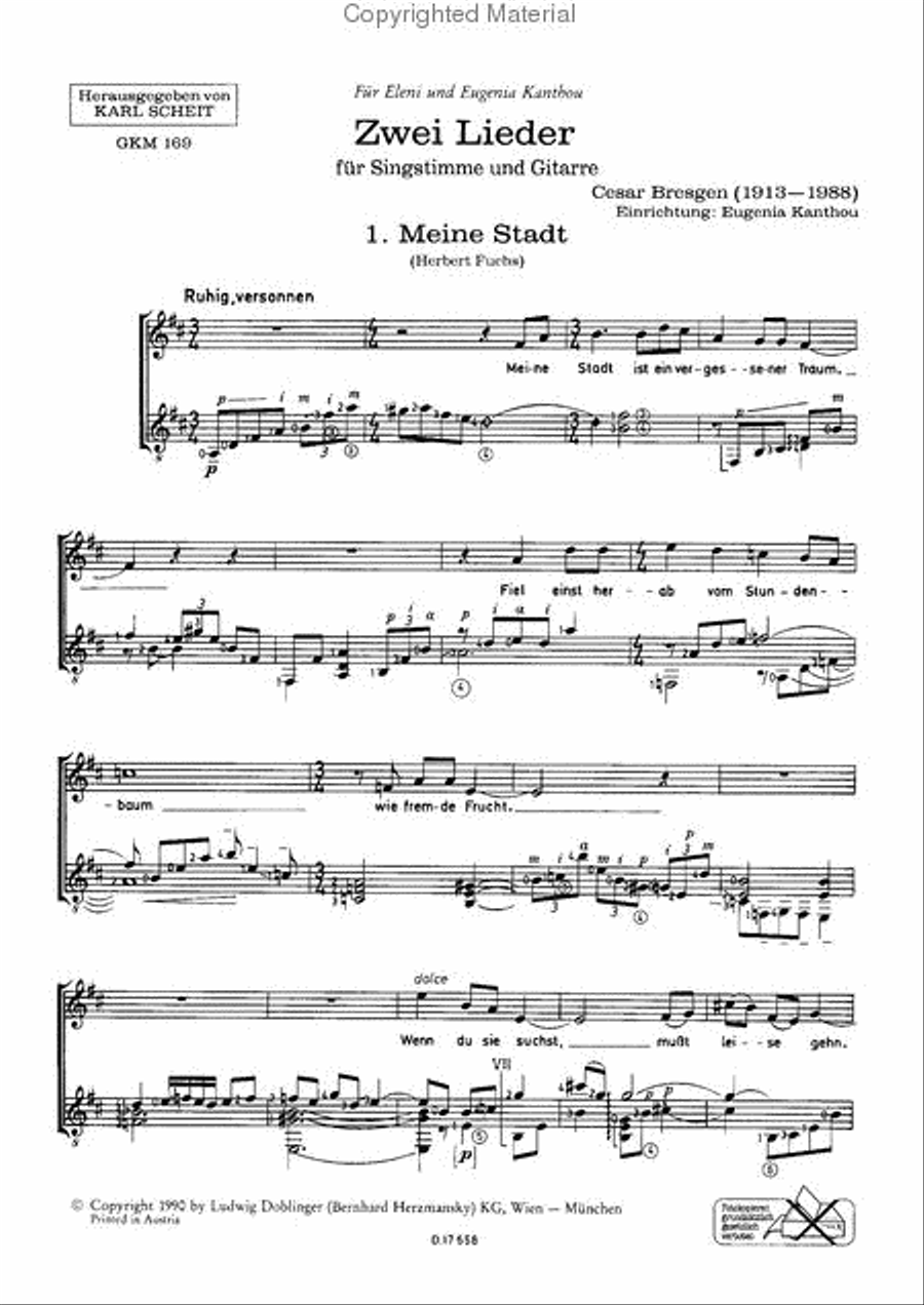 2 Lieder 2 Lieder Voice scores gallery preview page 2