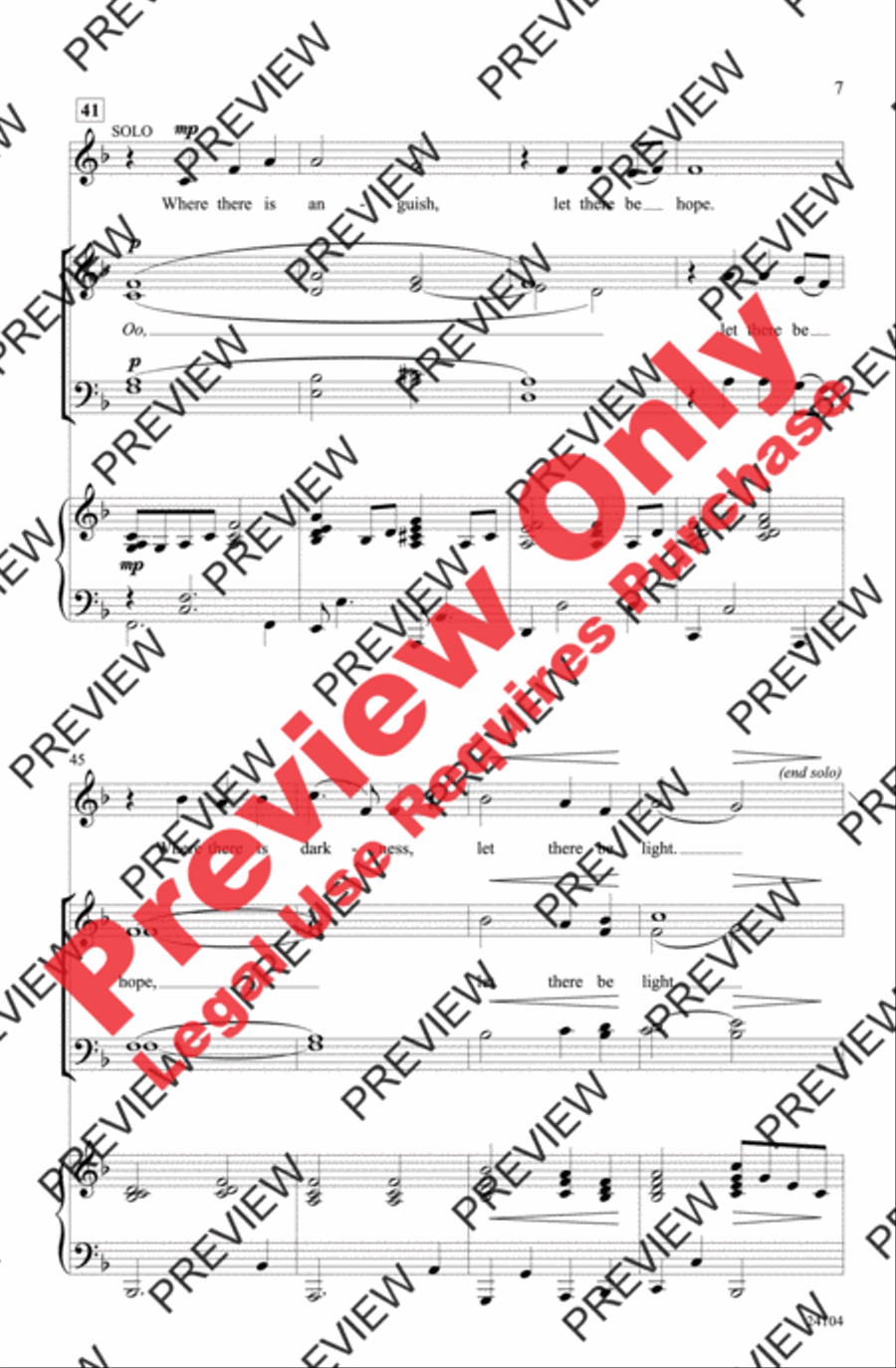 Instrument of Peace Instrument of Peace 4-Part scores gallery preview page 6