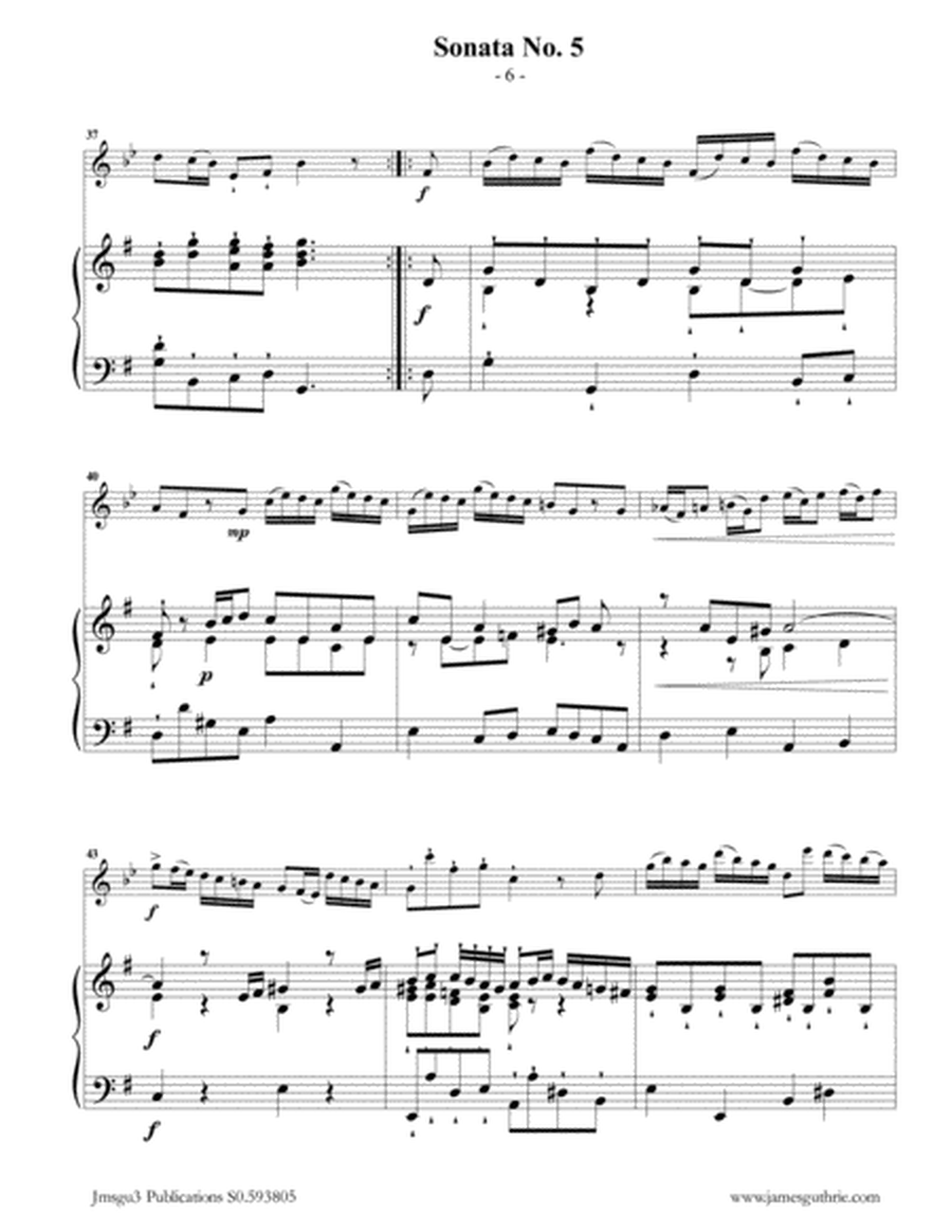 Vivaldi: Sonata No. 5 for Oboe d'Amore & Piano image number null
