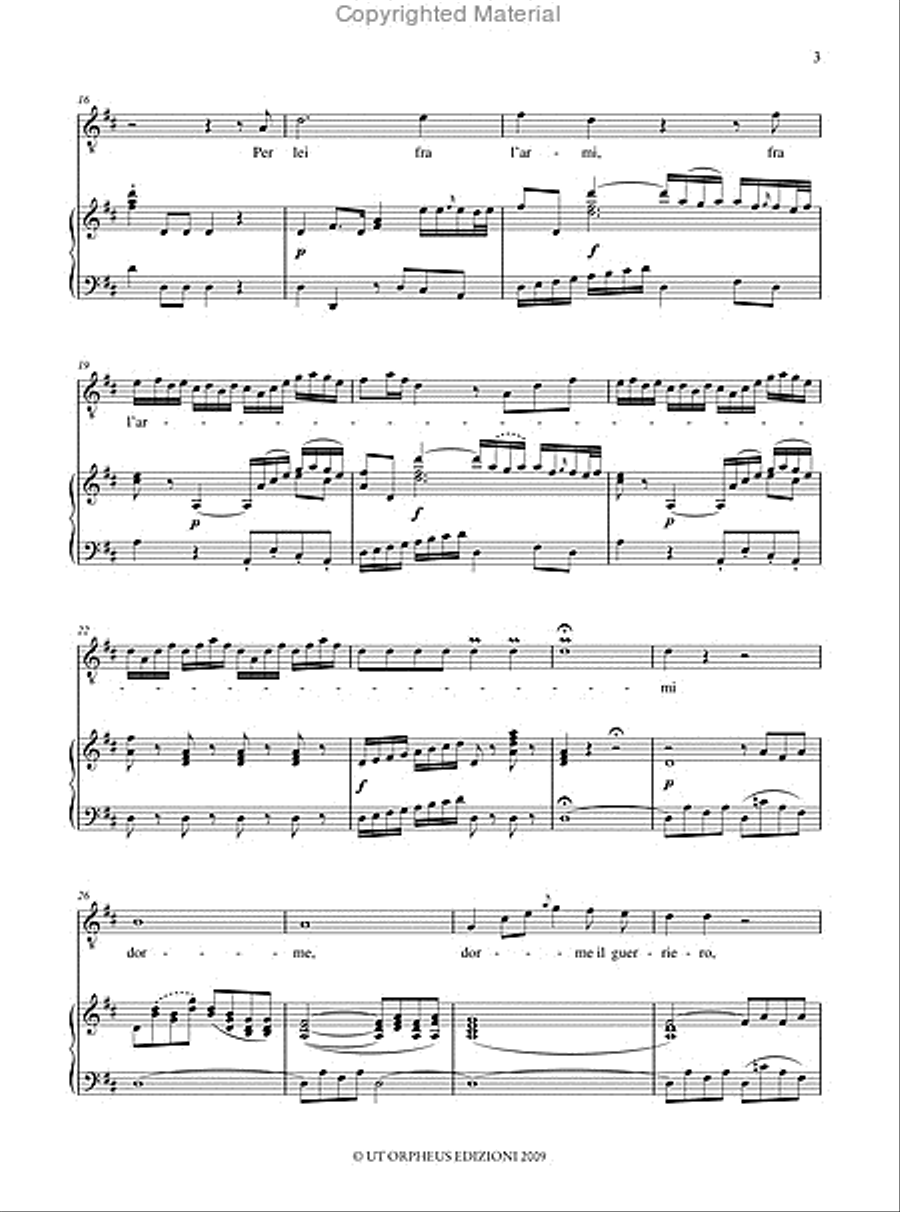 Demofoonte. Arias for Tenor Voice Solo scores gallery preview page 3