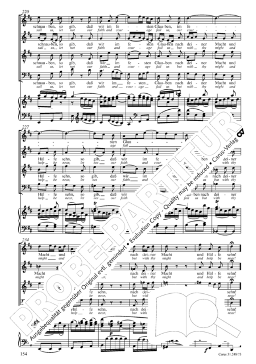 Christmas Oratorio (Weihnachtsoratorium, Teile IV-VI) 4-Part scores gallery preview page 75