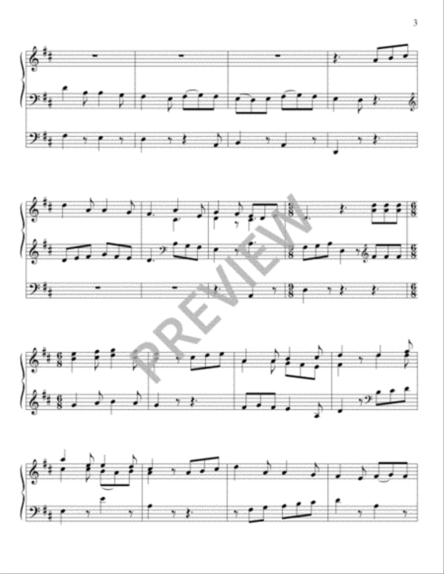 Ten Seasonal Hymn Tune Preludes for the Church Year Organ scores gallery preview page 4