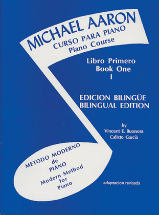 Book cover for Michael Aaron Piano Course (Curso Para Piano), Book 1