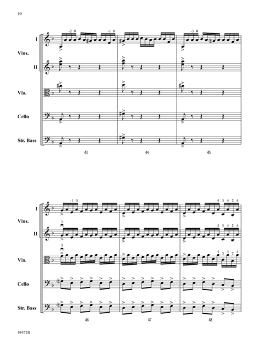 Fantasía Española String Orchestra scores gallery preview page 11
