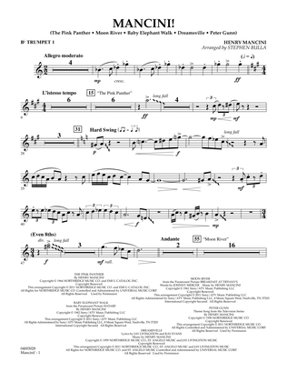 Mancini! - Bb Trumpet 1