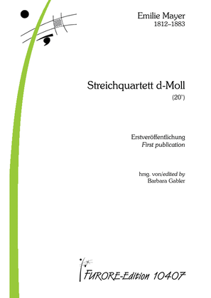 Book cover for String Quartett in D Minor