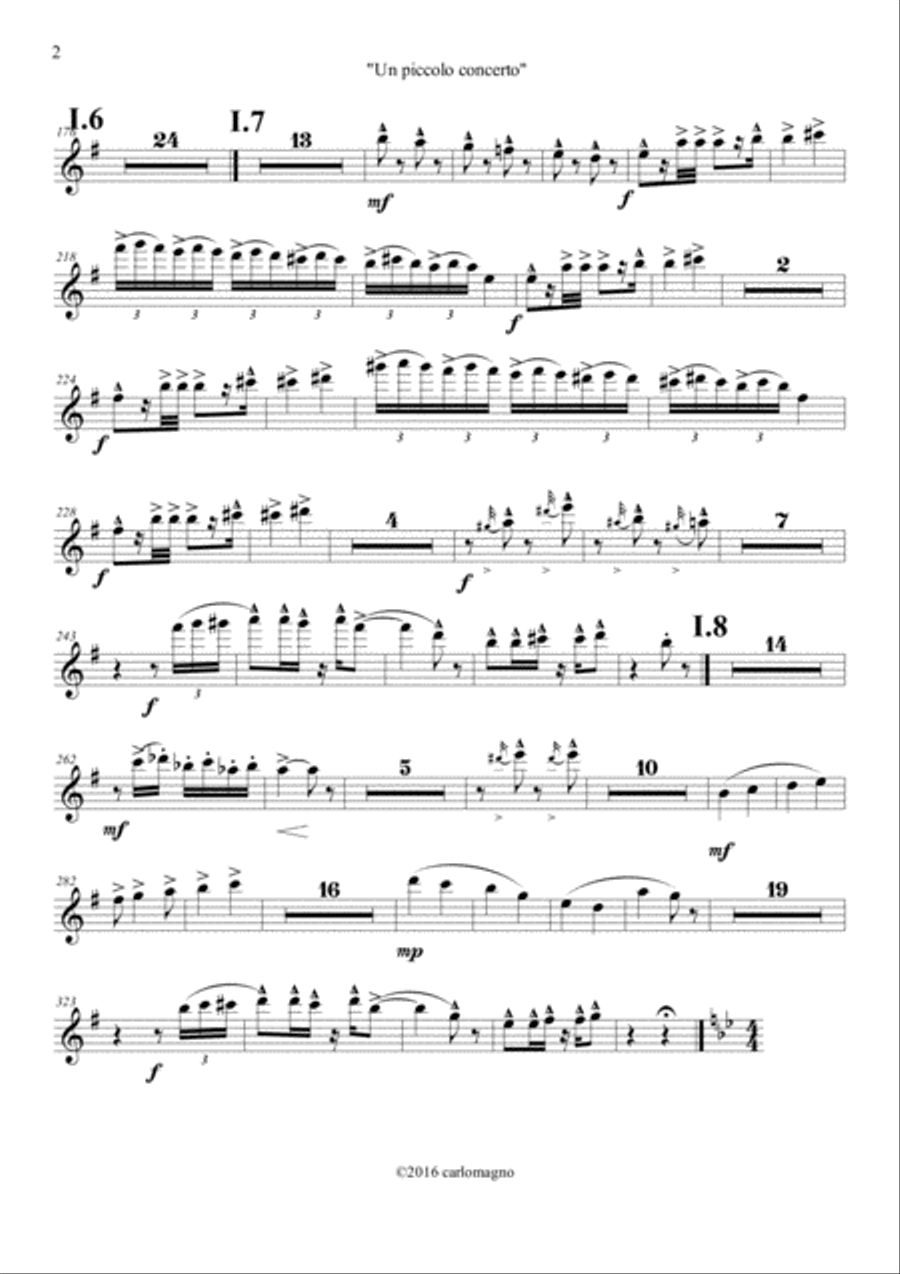 Un Piccolo Concerto Full Orchestra scores gallery preview page 2